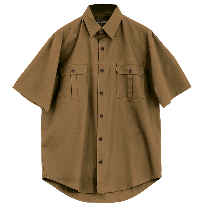 Plain Bush Shirt Mens - Kalahari