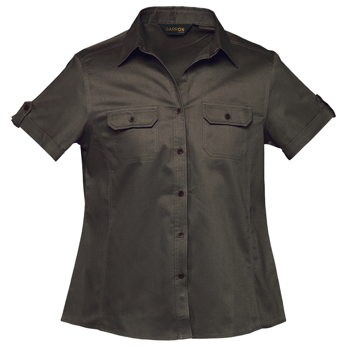Plain Bush Shirt Ladies - Safari
