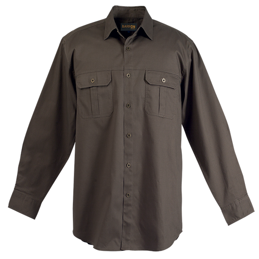 Bush Shirt Long Sleeve Mens