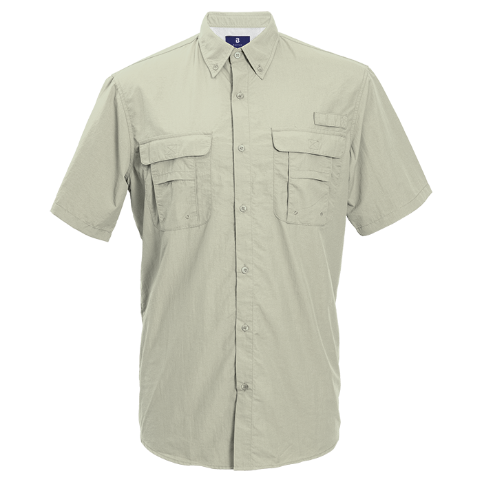 Canon Bush Shirt Mens - Light Grey