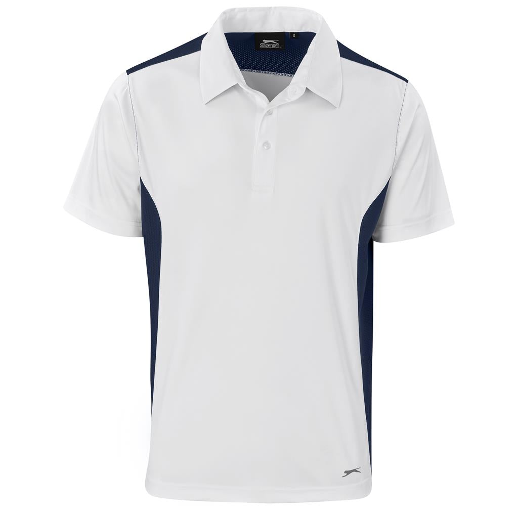 Mens Glendower Golf Shirt - WHITE