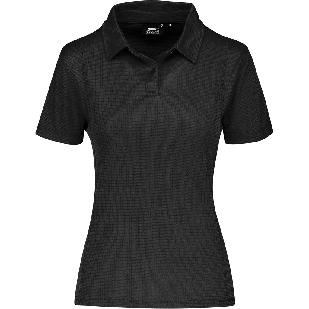 Ladies Hydro Golf Shirt - BLACK