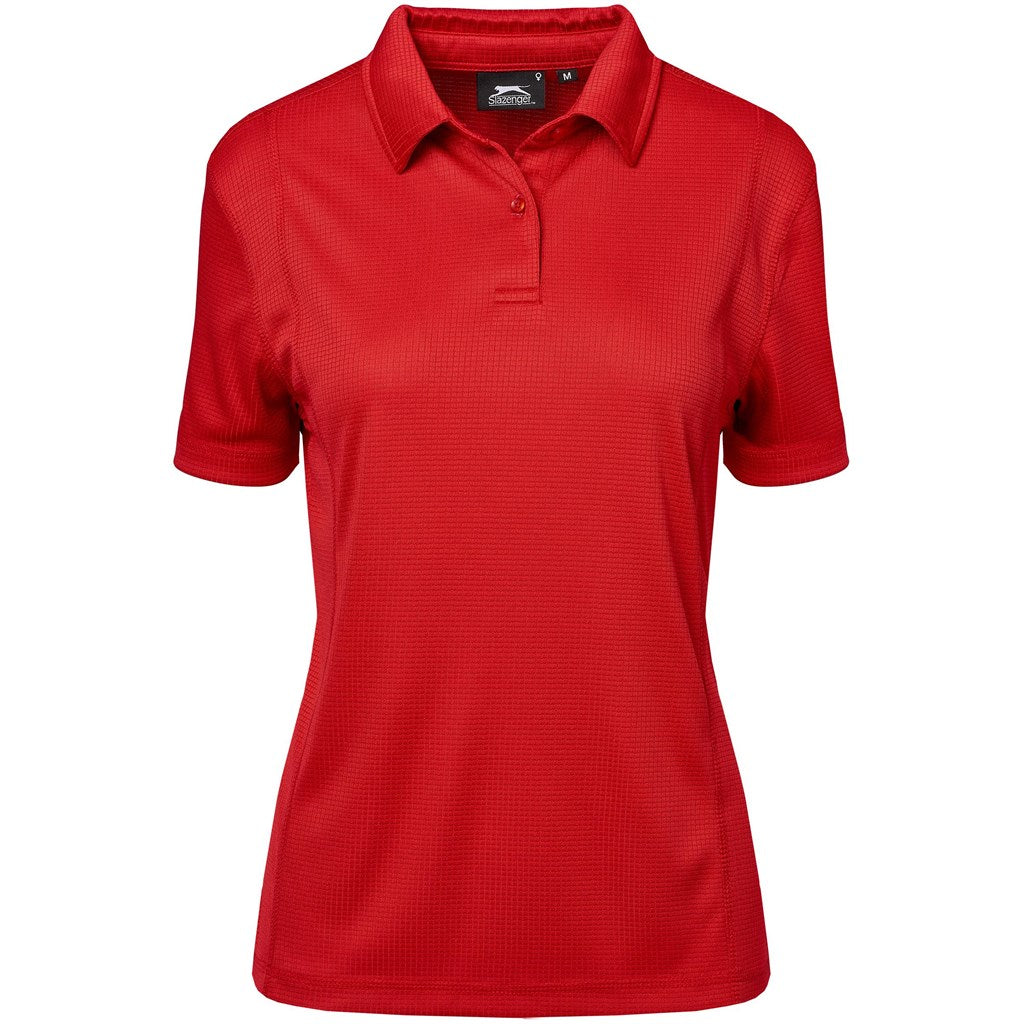 Ladies Hydro Golf Shirt - RED