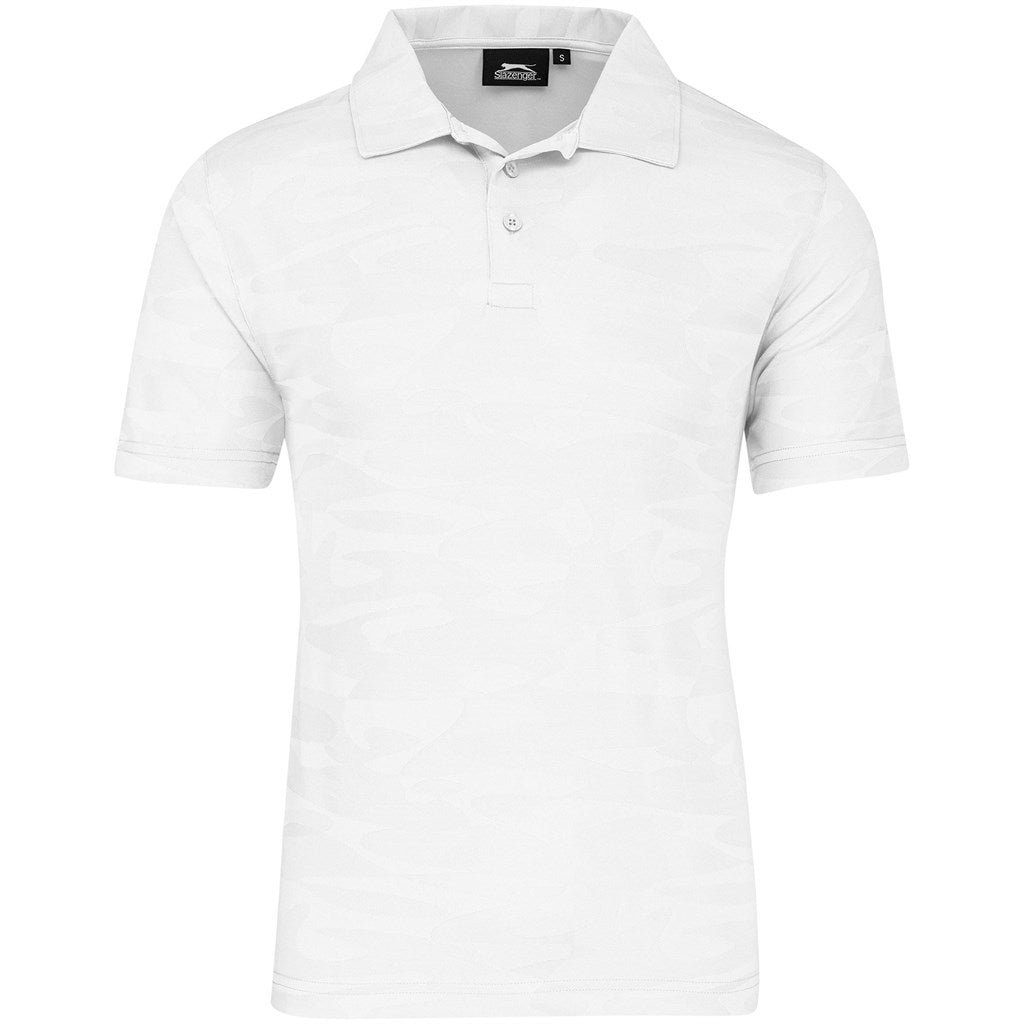 Mens Volition Golf Shirt - WHITE