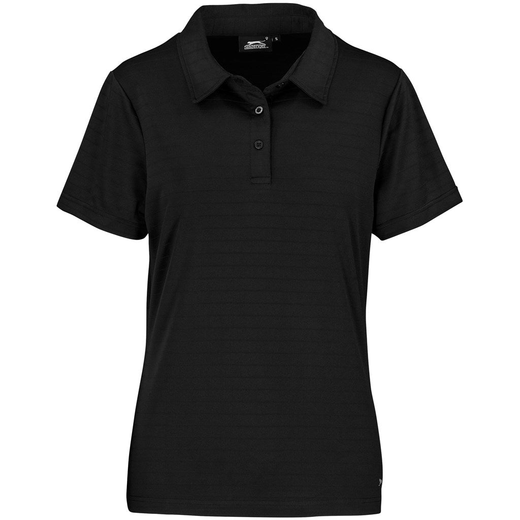 Ladies Riviera Golf Shirt - BLACK