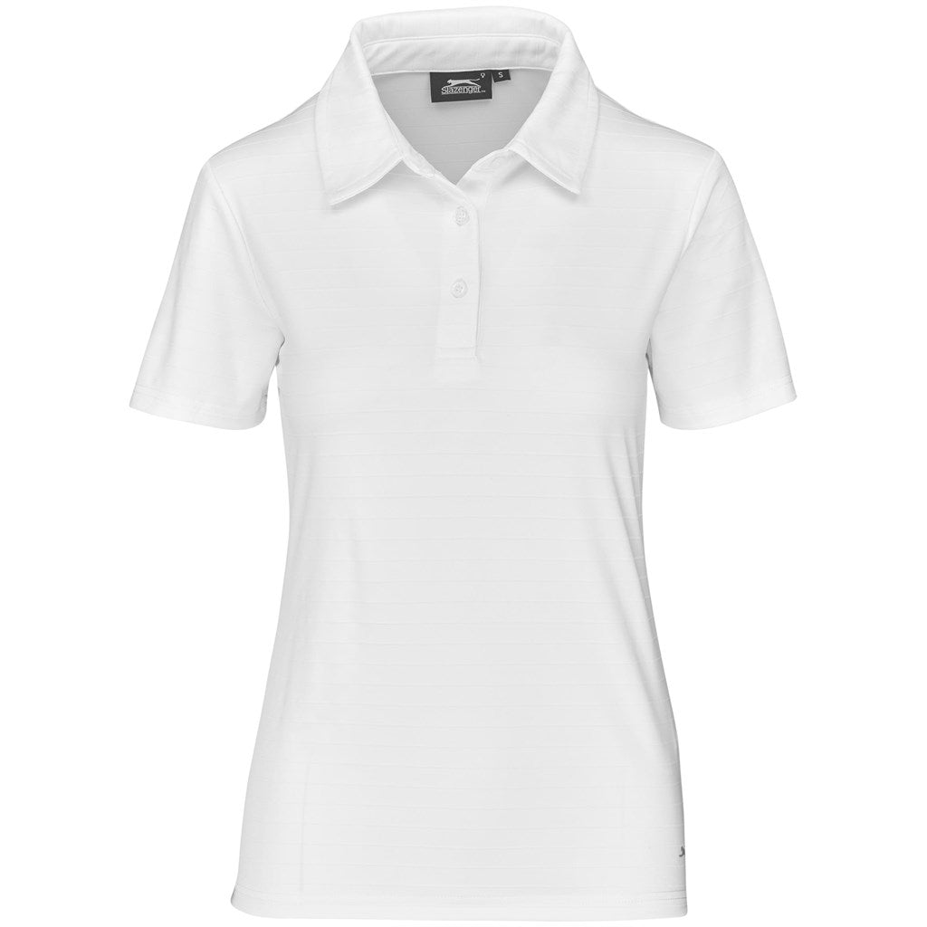 Ladies Riviera Golf Shirt - WHITE