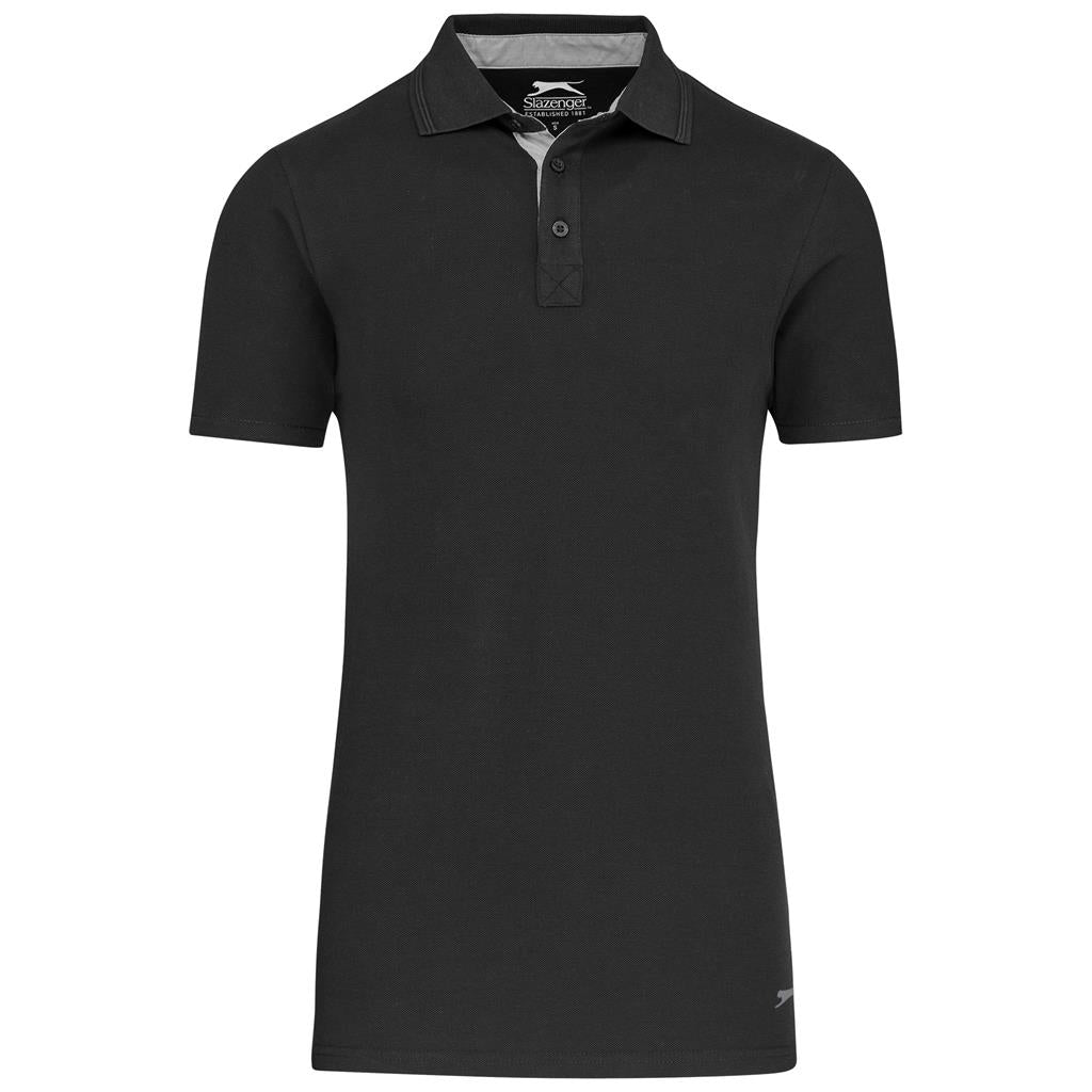Mens Hacker Golf Shirt - BLACK