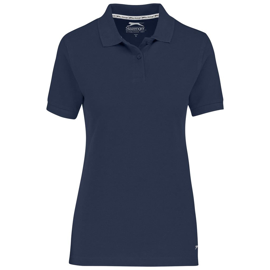 Ladies Crest Golf Shirt - NAVY