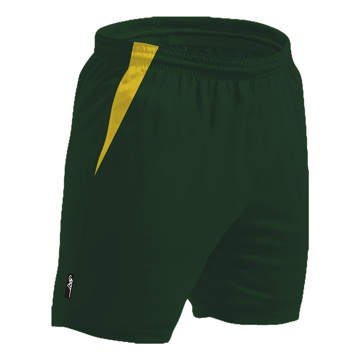 BRT Quad Shorts - Bottle/Gold