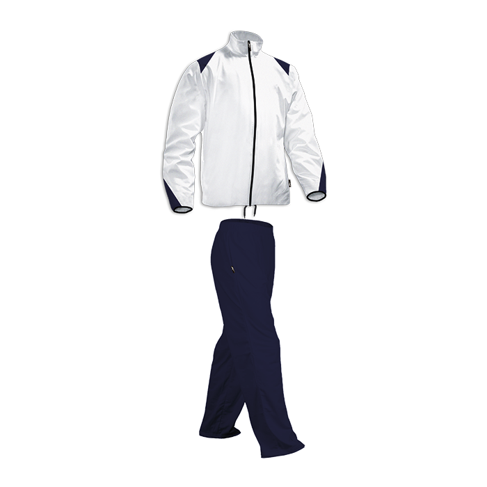 BRT Econo Tracksuit - White/Navy