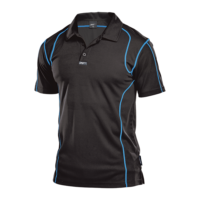BRT Speedster Golf Shirt - Black/Blue