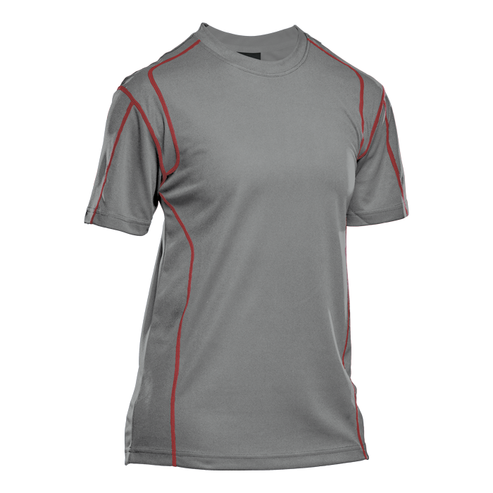 BRT Speedster Short Sleeve T-Shirt - Grey/Red