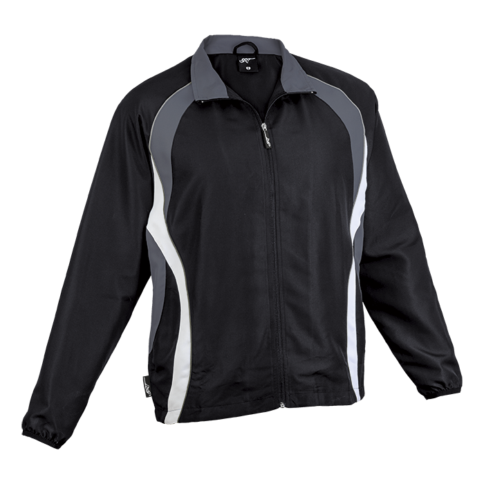 BRT X-Celerate Tracksuit Top - Black/Grey/White