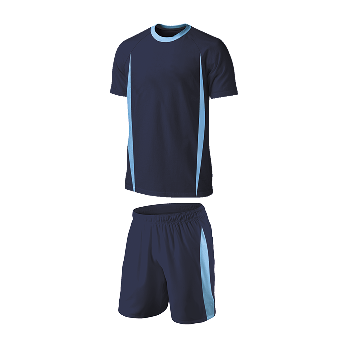 BRT Blade Soccer Single Set - Navy/Sky