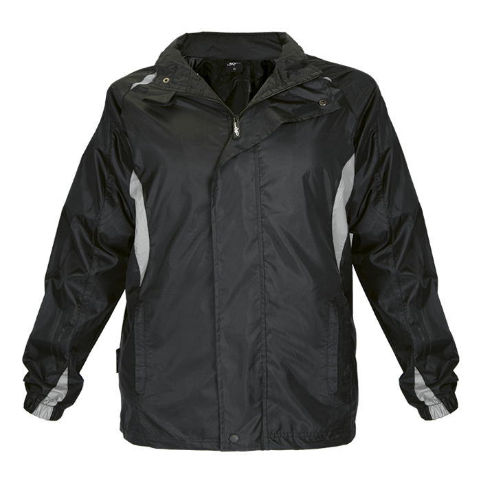BRT Zone Windbreaker - Black/Silver