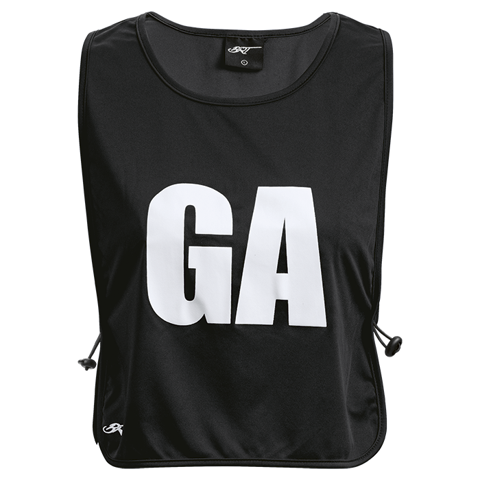 BRT Netball Players Bib Set Of 7 - Black