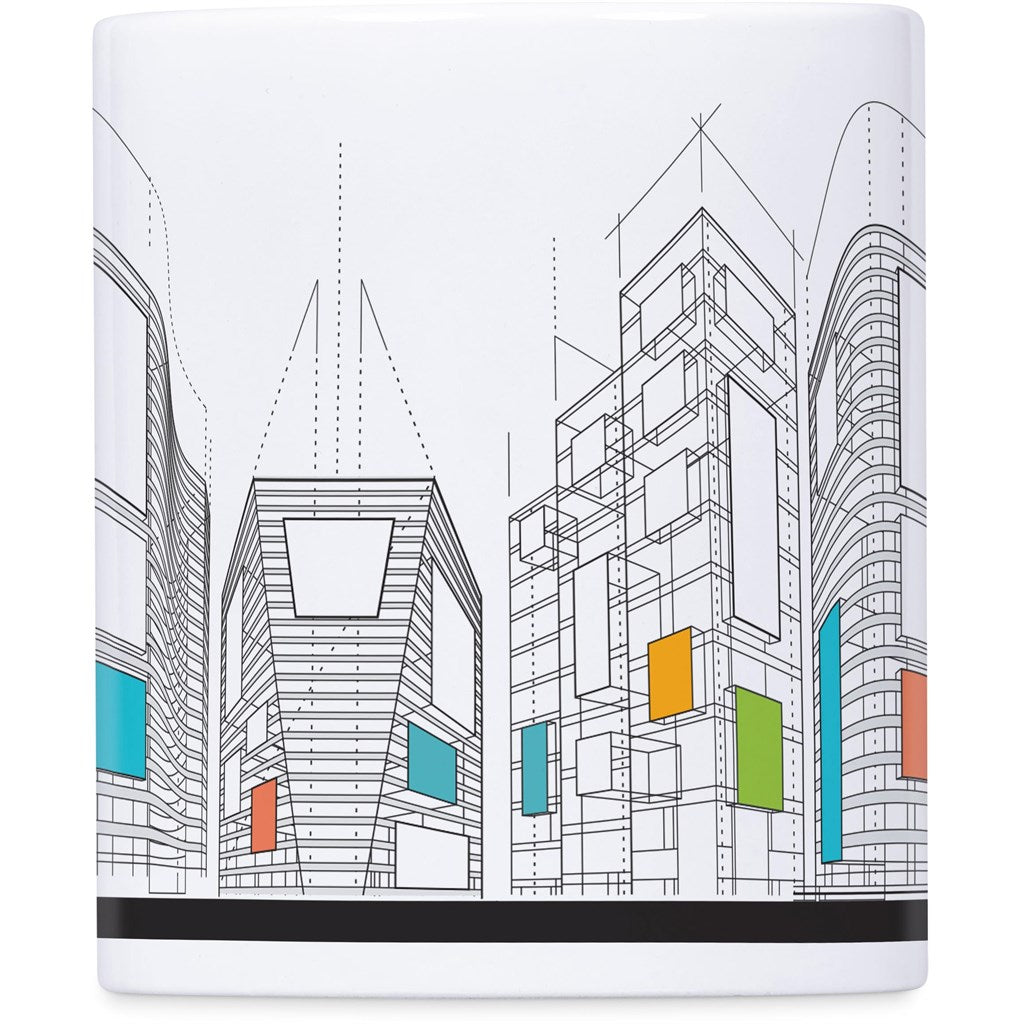 Altitude Mural Sublimation Ceramic Stationery Cup (Excludes Content)