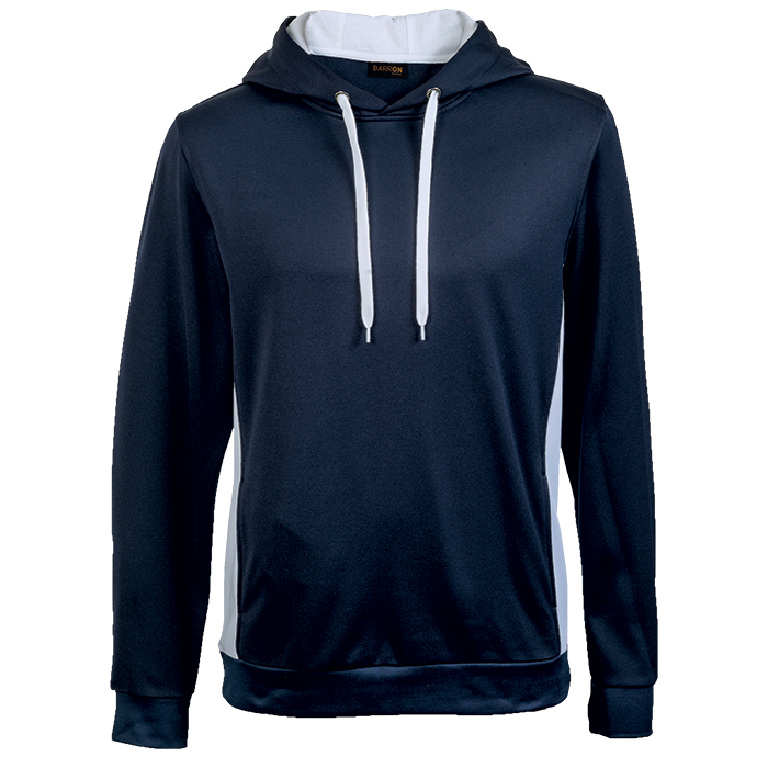 Track Hooded Sweater - Navy/White