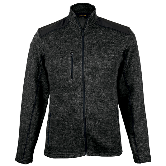 Jackson Sweater - Charcoal Melange/Black