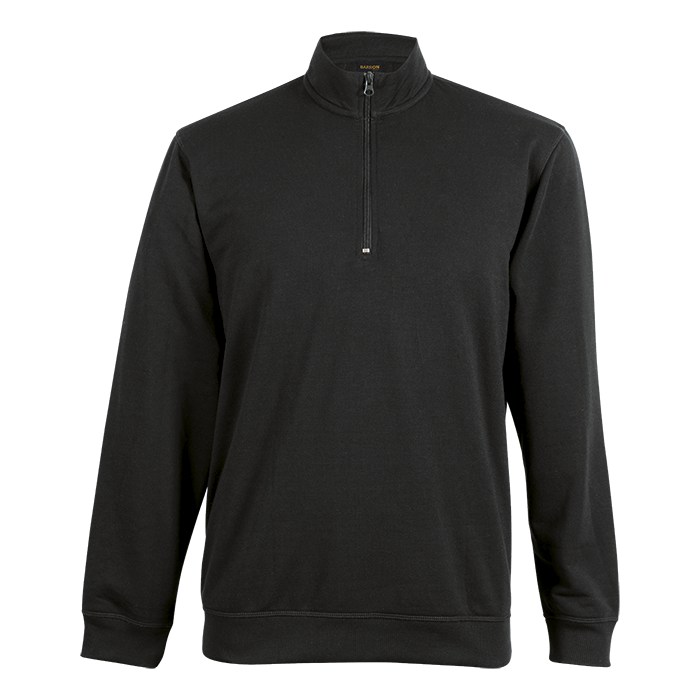 Quinn Quarter Zip Sweater - Black