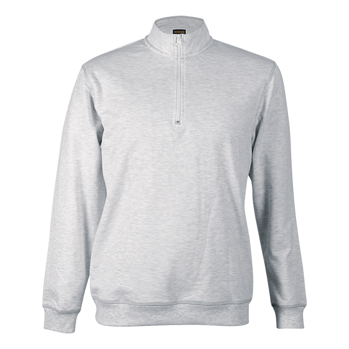Quinn Quarter Zip Sweater - Ice Melange