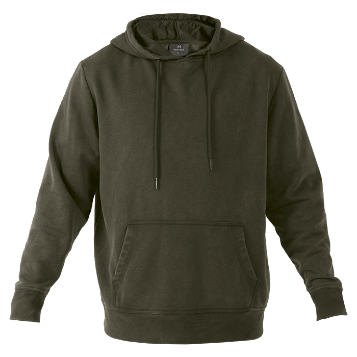 Heritage Washed Hoody - Olive
