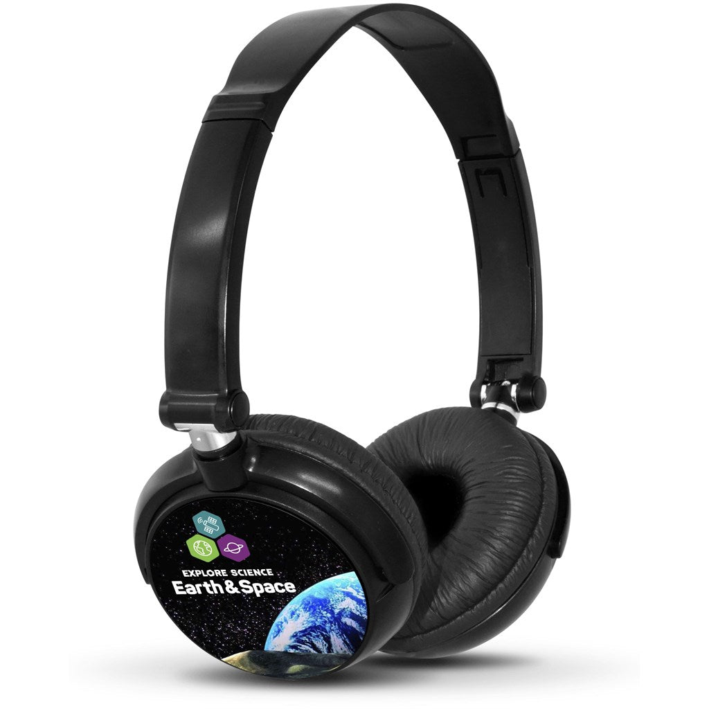 Altitude Omega Wired Headphones - BLACK