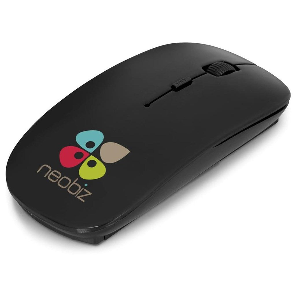 Omega Wireless Optical Mouse - BLACK