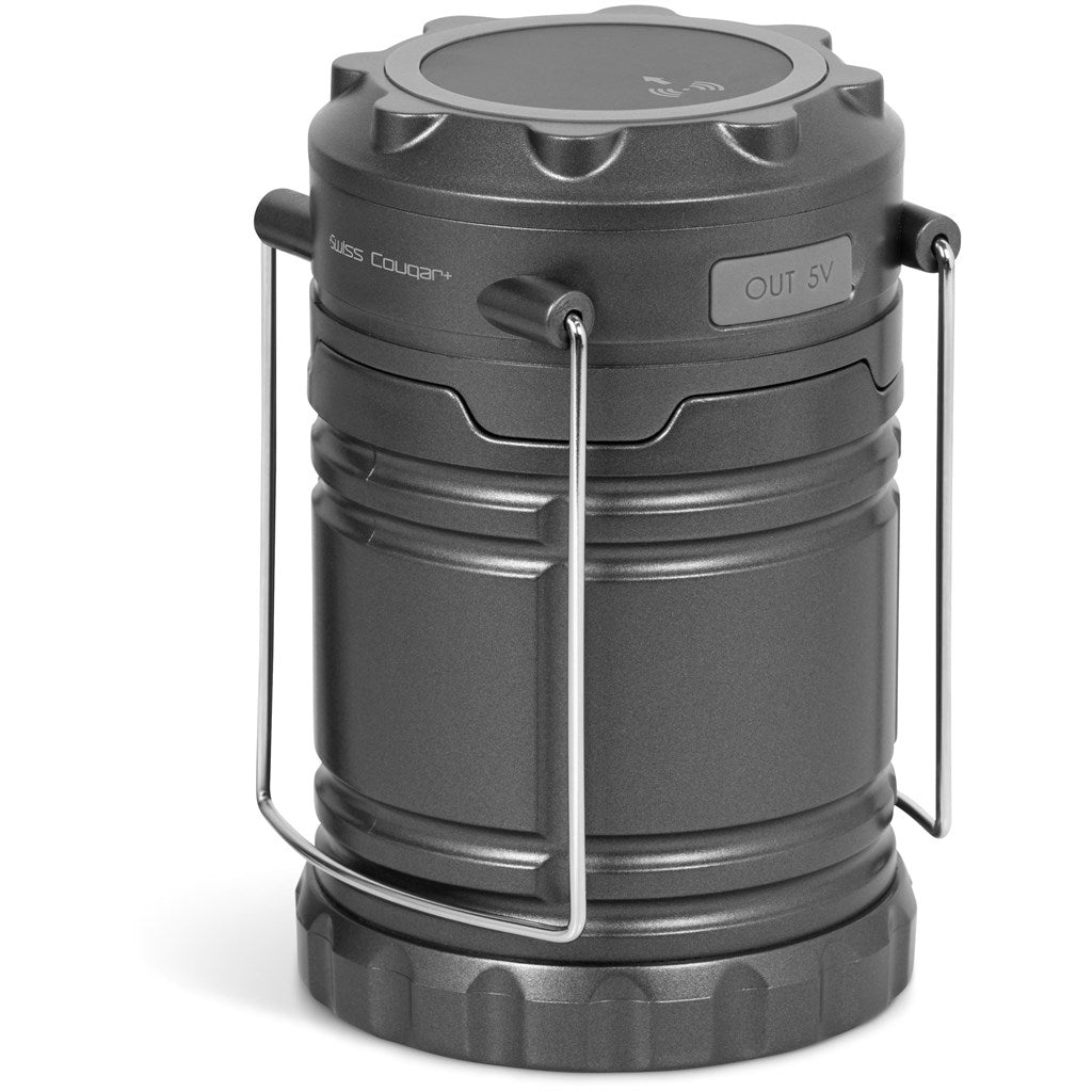 Swiss Cougar Cape Town Lantern & Wireless Charging Power Bank - 4 000mAh