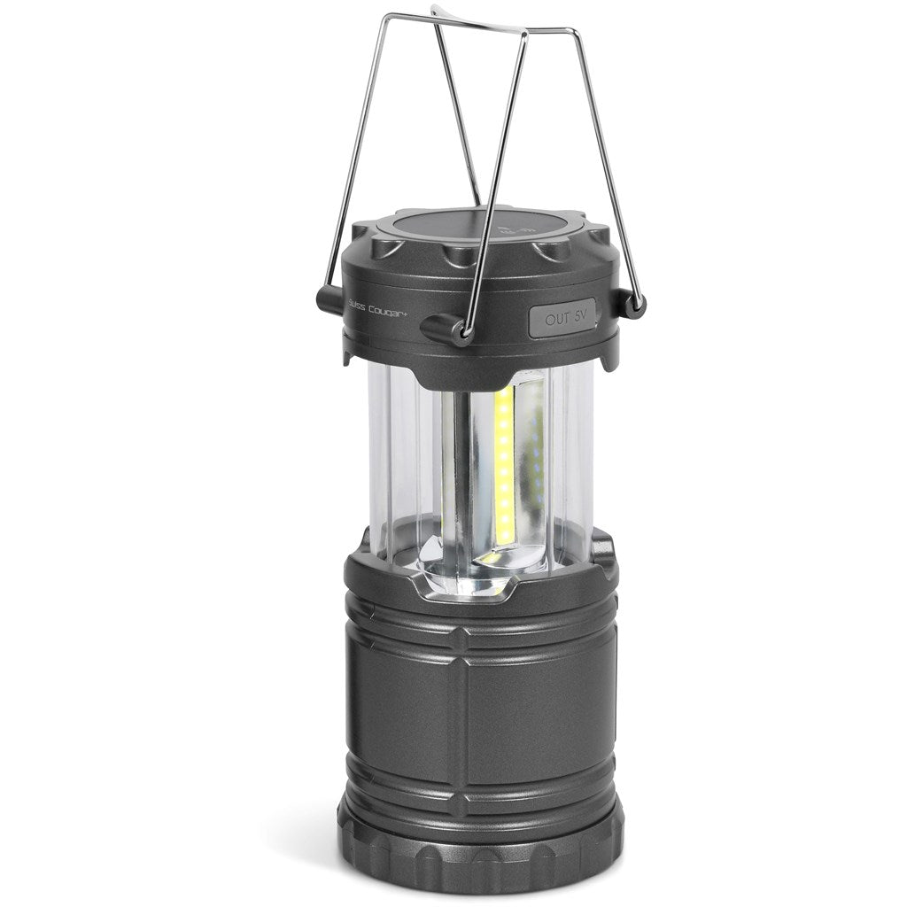Swiss Cougar Cape Town Lantern & Wireless Charging Power Bank - 4 000mAh