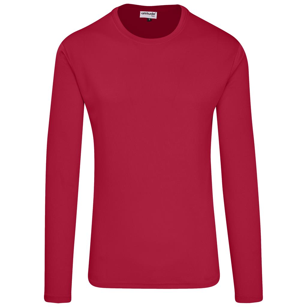Kids Long Sleeve All Star T-Shirt - RED