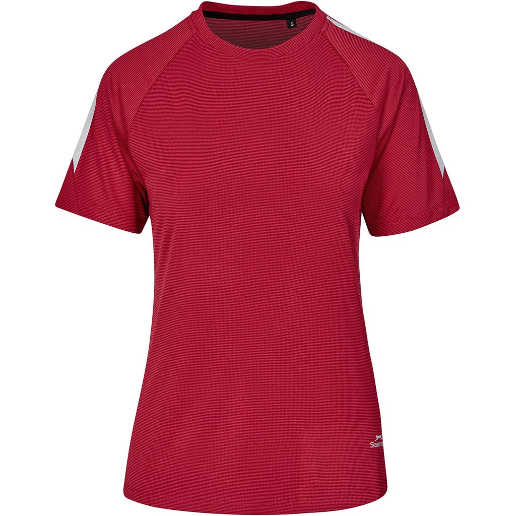 Ladies Slazenger Endurance T-Shirt - RED