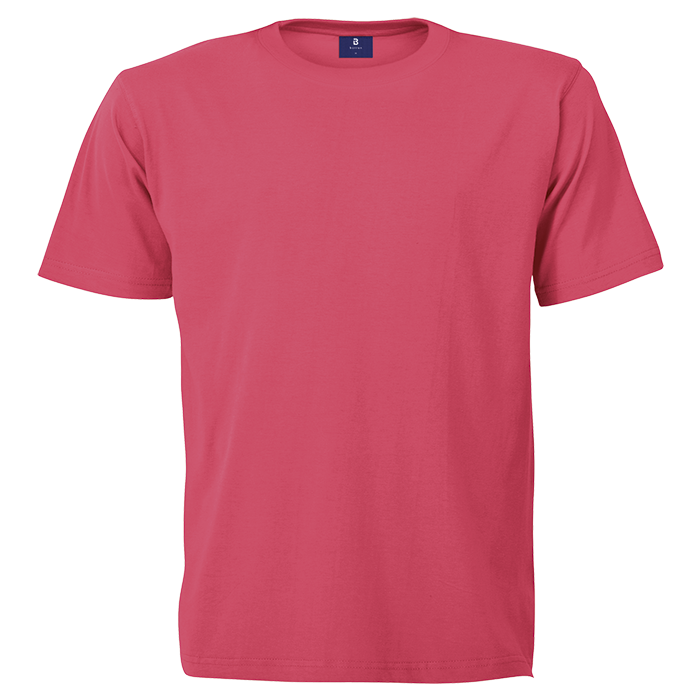 145g Barron Crew Neck T-Shirt - Bright Pink
