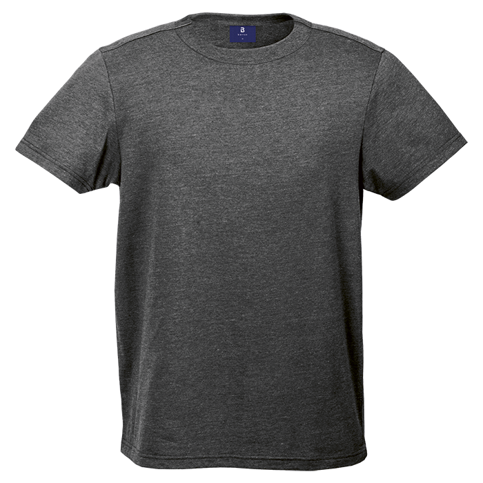 145g Barron Crew Neck T-Shirt - Charcoal Melange