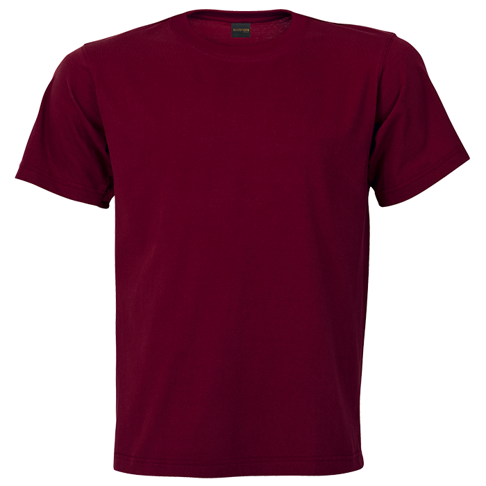 145g Barron Crew Neck T-Shirt - Maroon