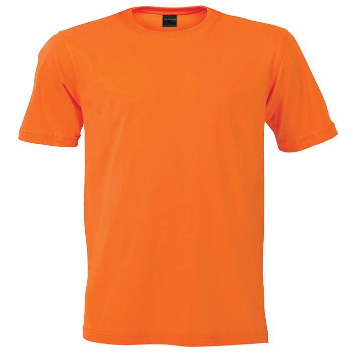 145g Barron Crew Neck T-Shirt - Orange