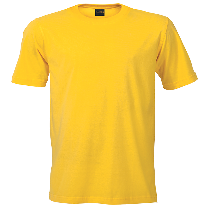 145g Barron Crew Neck T-Shirt - Yellow