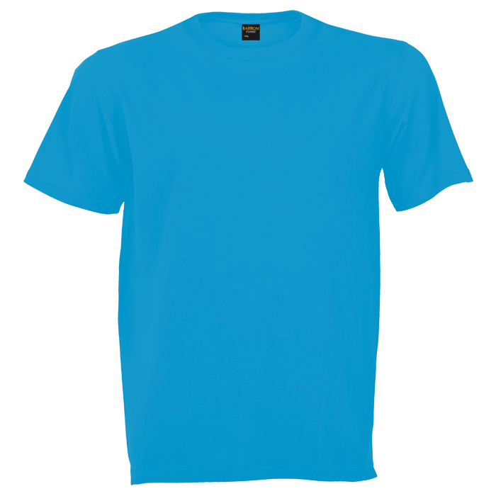 170g Barron Combed Cotton Crew Neck T-Shirt - Sapphire Blue