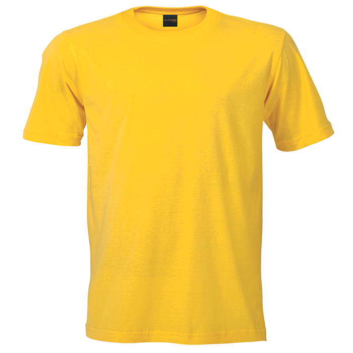 170g Barron Combed Cotton Crew Neck T-Shirt - Yellow