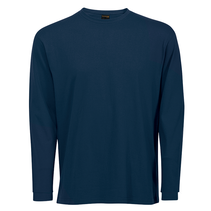 170g Barron Long Sleeve T-Shirt - Navy