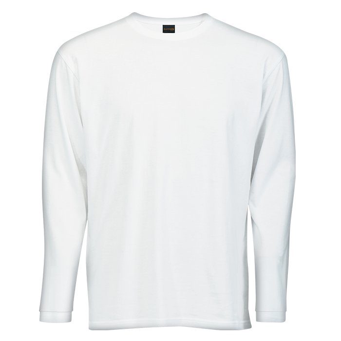 170g Barron Long Sleeve T-Shirt - White