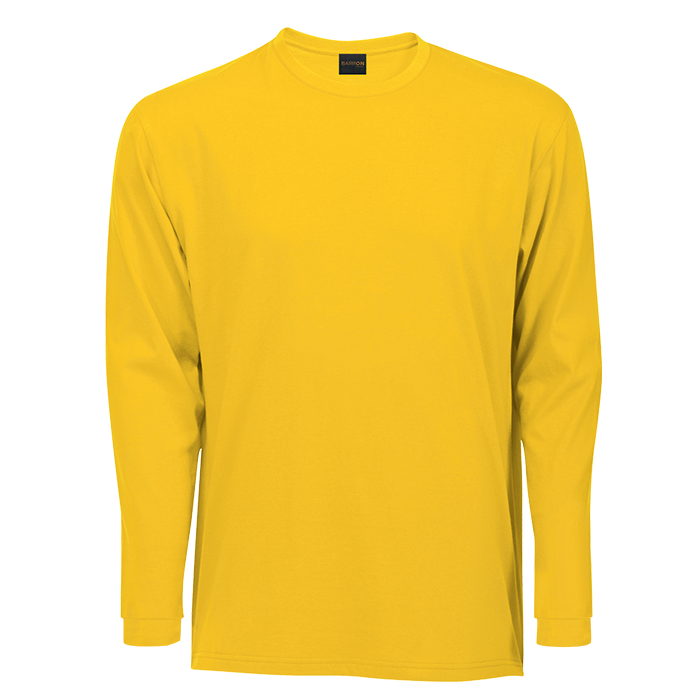 170g Barron Long Sleeve T-Shirt - Yellow