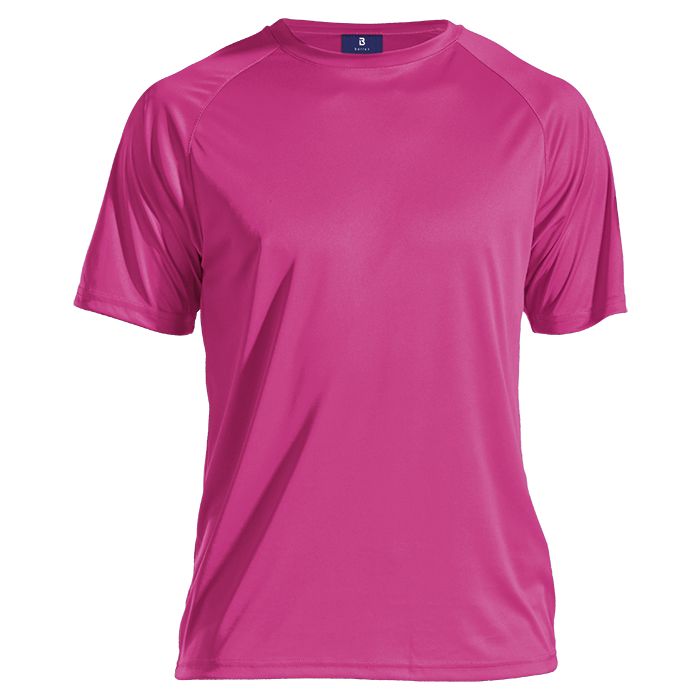 135g Barron Polyester T-Shirt - Bright Pink
