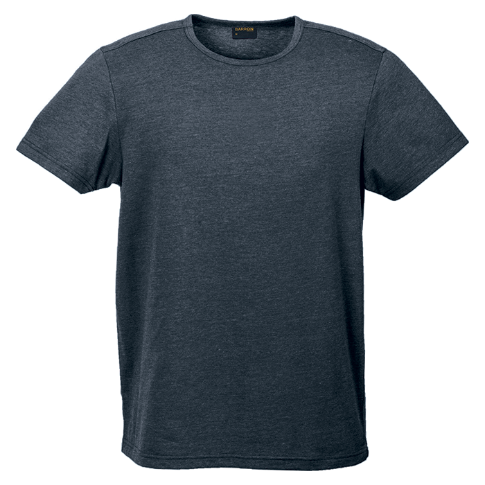 Melange Crew Neck T-Shirt Mens - Charcoal Melange