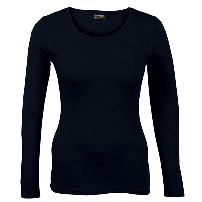 145g Long sleeve T-shirt Ladies - Black
