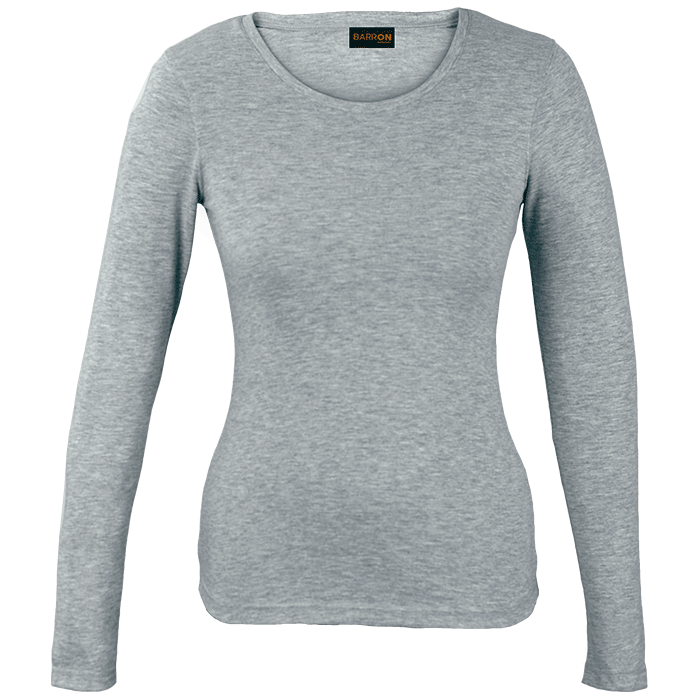 145g Long sleeve T-shirt Ladies - Dark Grey