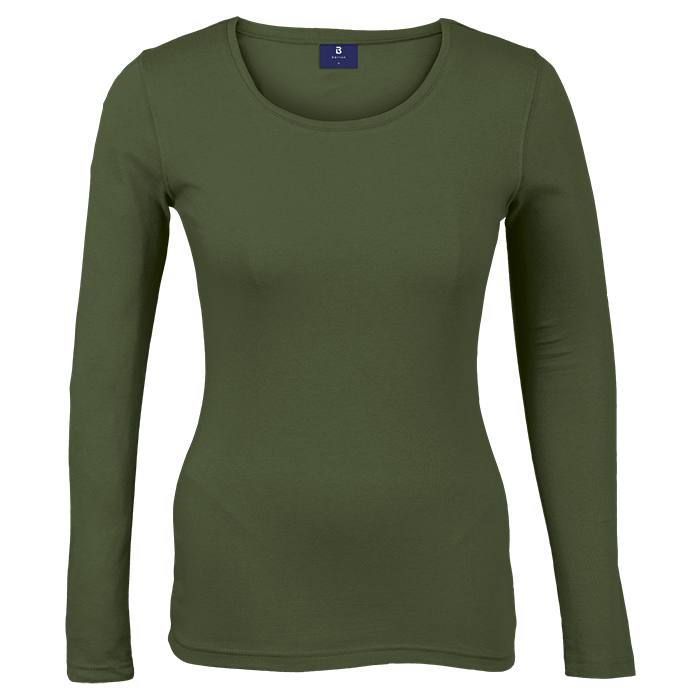 145g Long sleeve T-shirt Ladies - Olive