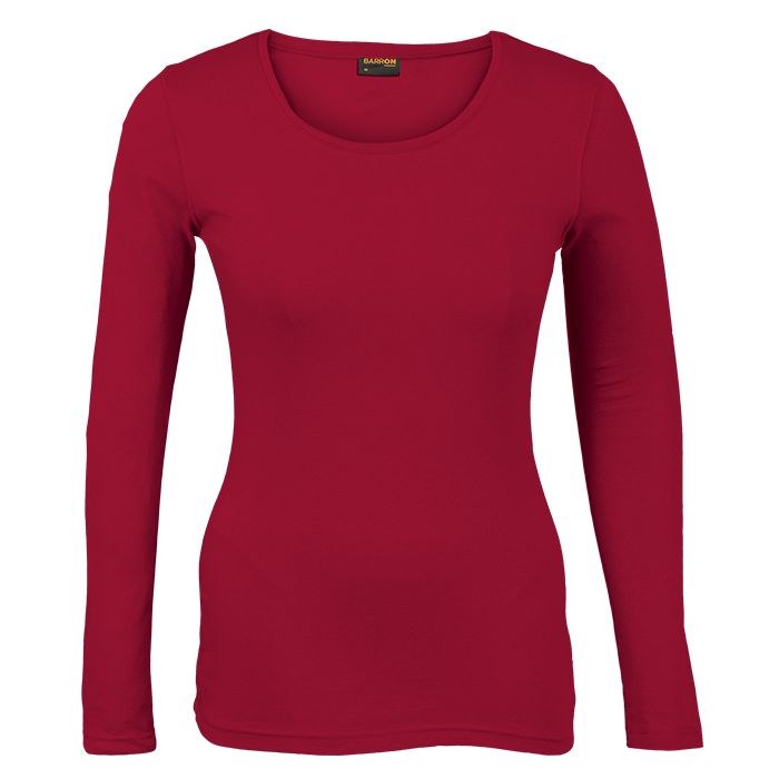 145g Long sleeve T-shirt Ladies - Red