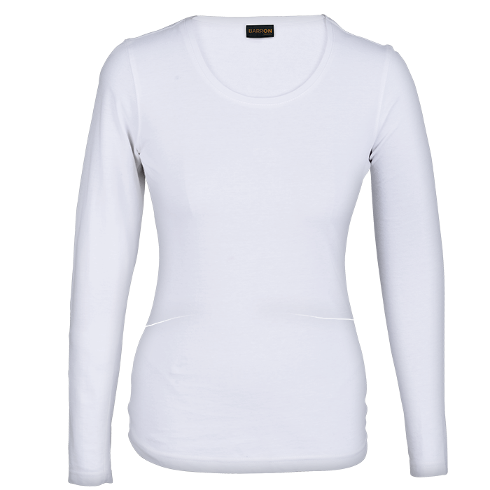 145g Long sleeve T-shirt Ladies - White