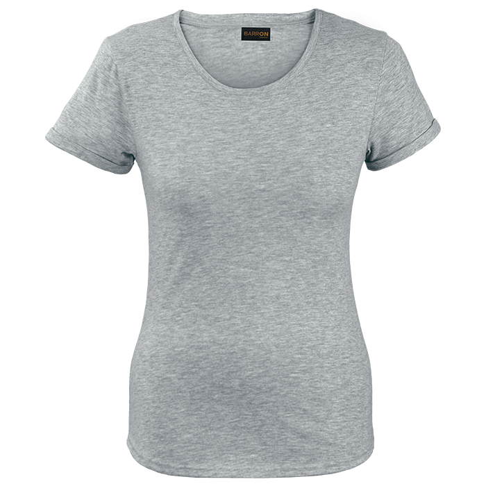 145g Barron Crew Neck T-Shirt Ladies - Dark Grey